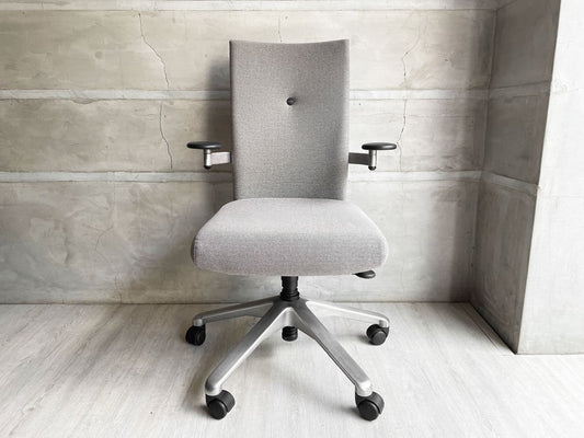 フリッツハンセン Fritz Hansen スピンチェア Spin Chair デスクチェア オフィスチェア グレー系 バークハート・フォクトヘル Burkhard Vogtherr 廃番 ♪