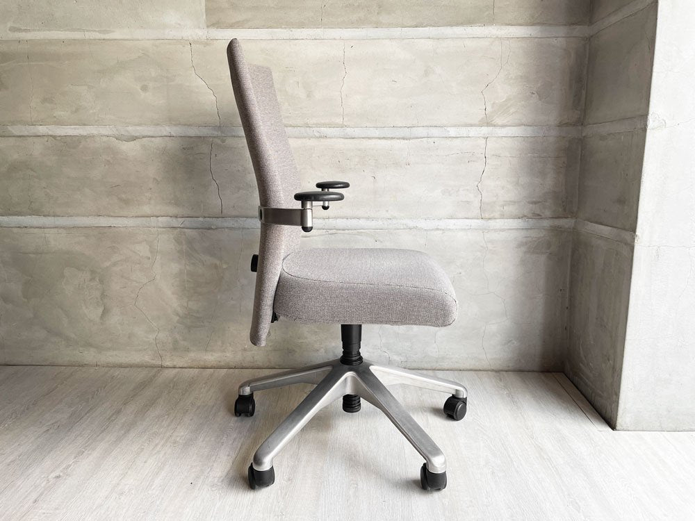 フリッツハンセン Fritz Hansen スピンチェア Spin Chair デスクチェア オフィスチェア グレー系 バークハート・フォクトヘル Burkhard Vogtherr 廃番 ♪