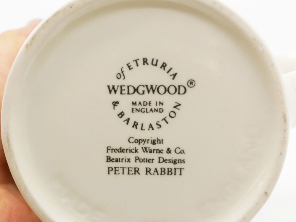 ウェッジウッド WEDGWOOD ピーターラビット ピッチャー ジャグ 旧刻印 英国 ビンテージ ●