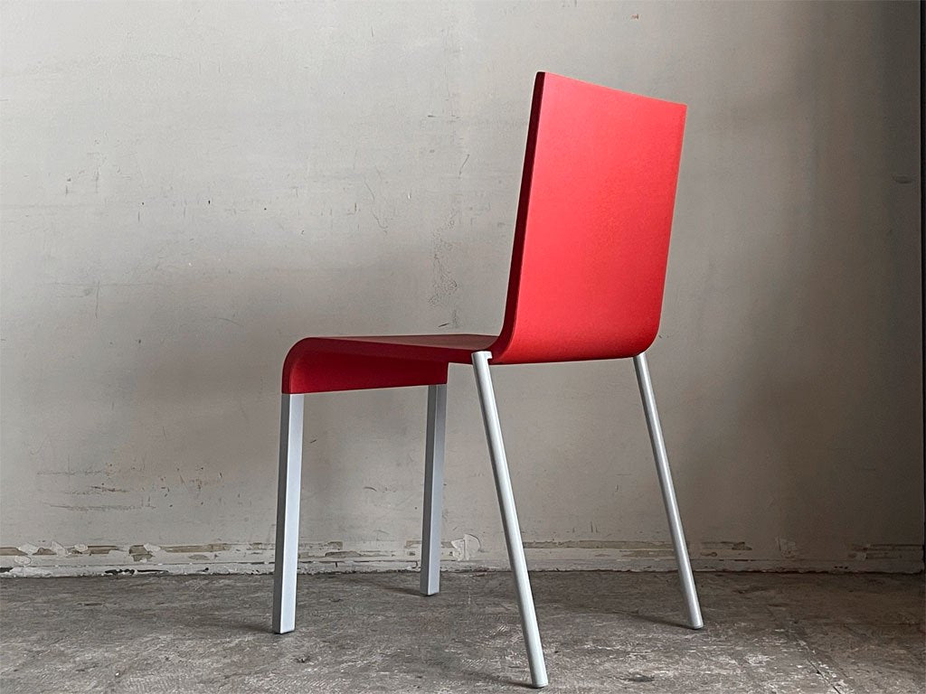 ヴィトラ vitra. ゼロスリー .03 ダイニングチェア シグナルレッド マールテン・ヴァン・セーヴェレン Maarten Van Severen ■