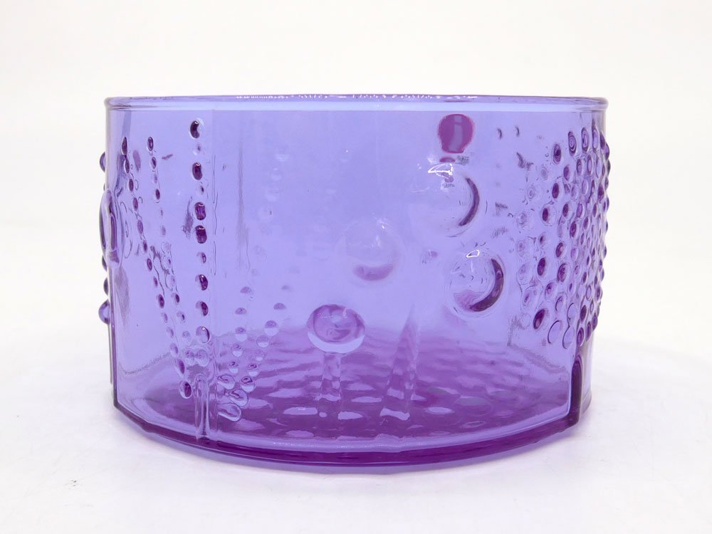 イッタラ iittala フローラ Flora ボウル Φ8cm アメジスト オイバ・トイッカ Oiva Toikka スコープ Scope別注 廃番 希少 北欧食器 フィンランド C ●