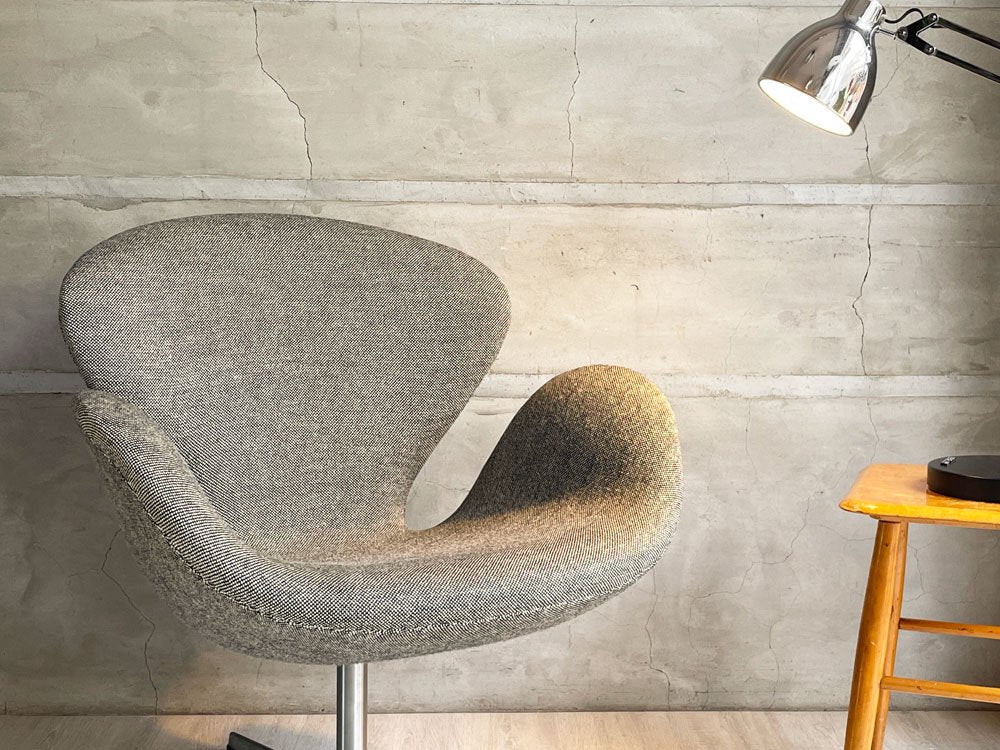 フリッツハンセン Fritz Hansen スワンチェア ラウンジチェア ファブリック アルネ・ヤコブセン Arne Jacobsen 名作椅子 北欧 デンマーク ♪