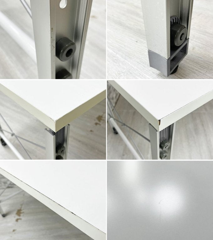 m-Do! i DESK COLOR Type オーダーメイド システムデスク ワークテーブル 作業台 W120cm メラミン化粧板 アルミフレーム 定価約7万円 ●