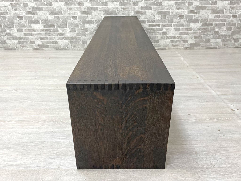 アボード abode ショージ SHOJI オケージョナルテーブル ラージ Occasional Table Large ローテーブル AVボード W140 ダークブラウン 定価￥82,500- ●