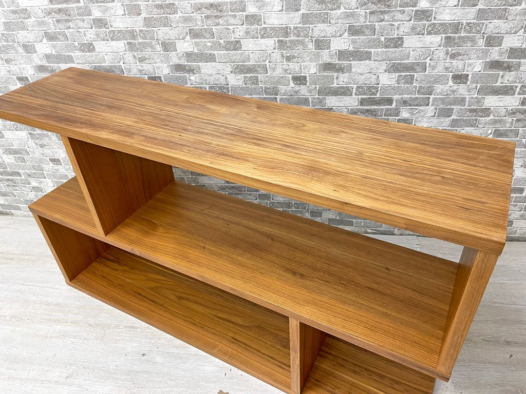 ザコンランショップ THE CONRAN SHOP バランスコンソールウォールナット BALANCE CONSOLE WALNUT オープンシェルフ 定価：154,000円 ●