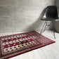 イラン製 バルーチ族 Bharuch プレイヤーラグ トライバルラグ 絨毯 ウール ネイティブ オリエンタル 深紅 92×119cm ♪