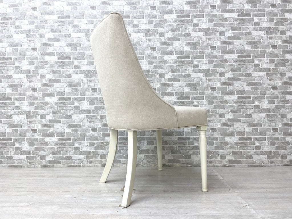 あずまや 東谷 クラッシーチェア Classy Chair ダイニングチェア ラバーウッド ファブリック ベージュ クラシカルデザイン CL-471BE 定価￥41,800- B ●