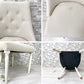 あずまや 東谷 クラッシーチェア Classy Chair ダイニングチェア ラバーウッド ファブリック ベージュ クラシカルデザイン CL-471BE 定価￥41,800- B ●
