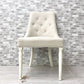 あずまや 東谷 クラッシーチェア Classy Chair ダイニングチェア ラバーウッド ファブリック ベージュ クラシカルデザイン CL-471BE 定価￥41,800- A ●