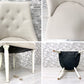 あずまや 東谷 クラッシーチェア Classy Chair ダイニングチェア ラバーウッド ファブリック ベージュ クラシカルデザイン CL-471BE 定価￥41,800- A ●