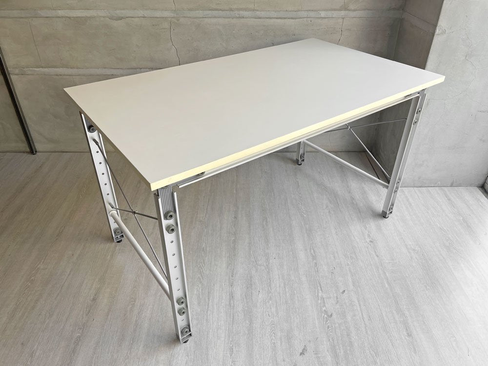 m-Do! i DESK COLOR Type オーダーメイド システムデスク ワークテーブル 作業台 W120cm メラミン化粧板 アルミフレーム 定価約7万円 ♪