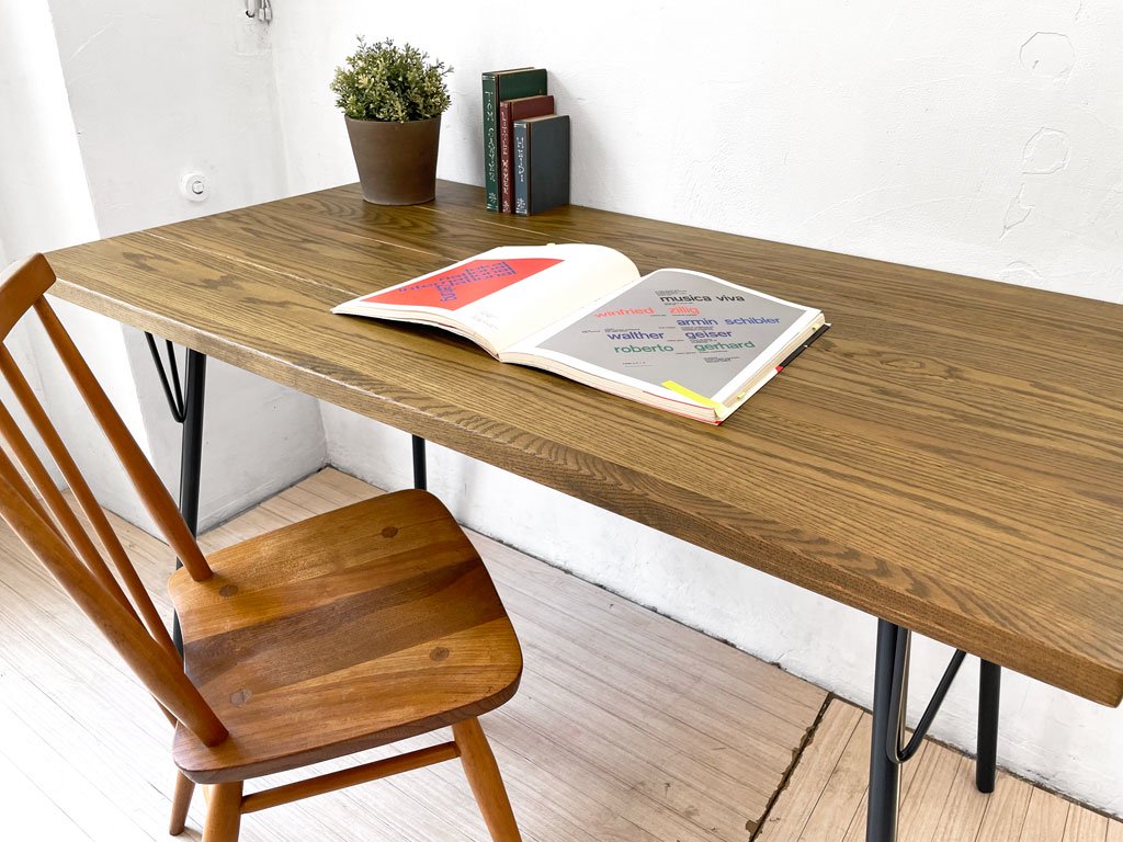 アクメ ファニチャー ACME Furniture グランビュー ダイニングテーブル GRAND VIEW Dining table オーク無垢材 Sサイズ 美品 ★