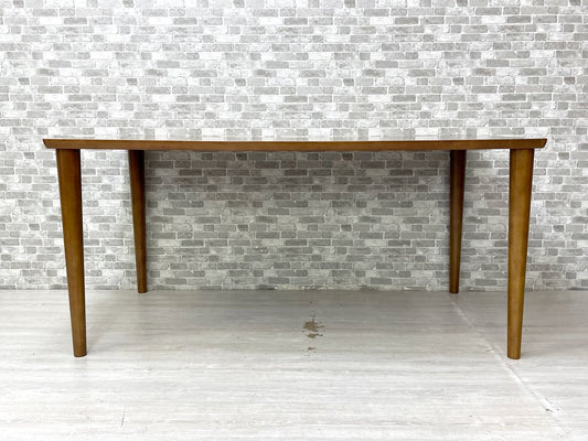カリモク60+ ロクマルプラス karimoku ダイニングテーブル 1500 ウォールナットカラー ジャパニーズミッドセンチュリー 定価￥90,310- ●