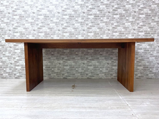 木蔵 BOKURA ウォールナット無垢材 ダイニングテーブル W180cm ナチュラルモダン ●
