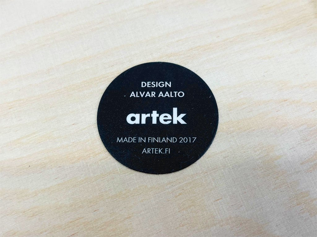 アルテック artek スツール 60×ミナ ペルホネン タンバリン Stool60 3本脚 バーチ材 ナチュラル アルヴァ・アアルト フィンランド 〓