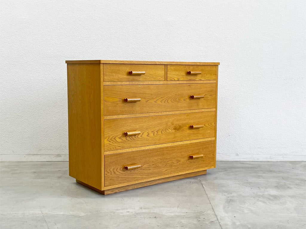 パシフィックファニチャーサービス PACIFIC FURNITURE SERVICE DHチェスト オーク材 Dependent House Series P.F.S 定価220,000円 〓