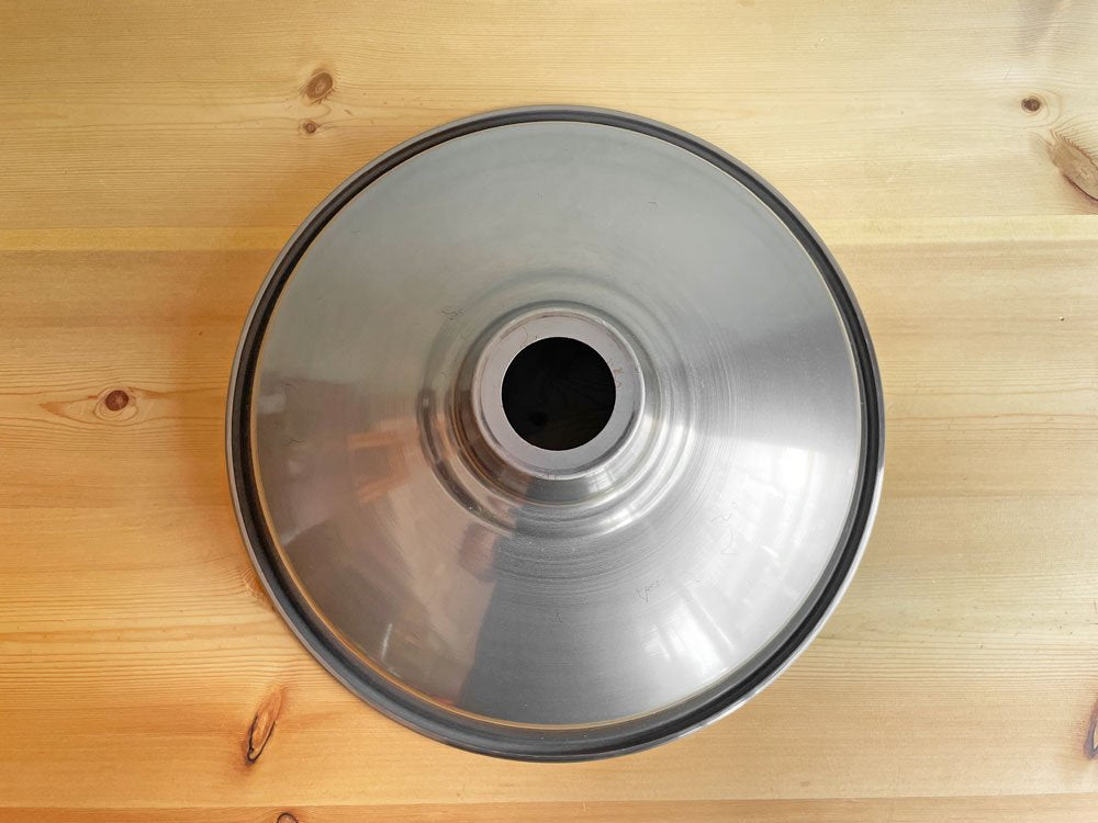 パシフィックファニチャーサービス P.F.S 14" LAMP SHADE Brushed Steel ホーロー オリジナルカラー インダストリアル♪