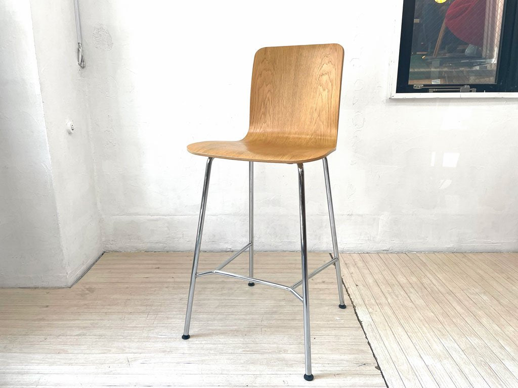 ヴィトラ Vitra ハルプライスツール HAL PLY STOOL ミディアム ハイスツール カウンターチェア オーク材 ジャスパー・モリソン 定価 \80,300- ★