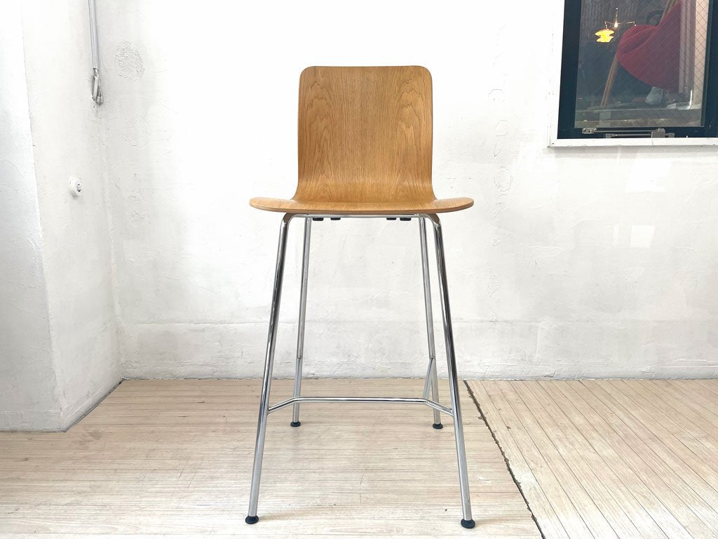 ヴィトラ Vitra ハルプライスツール HAL PLY STOOL ミディアム ハイスツール カウンターチェア オーク材 ジャスパー・モリソン 定価 \80,300- ★