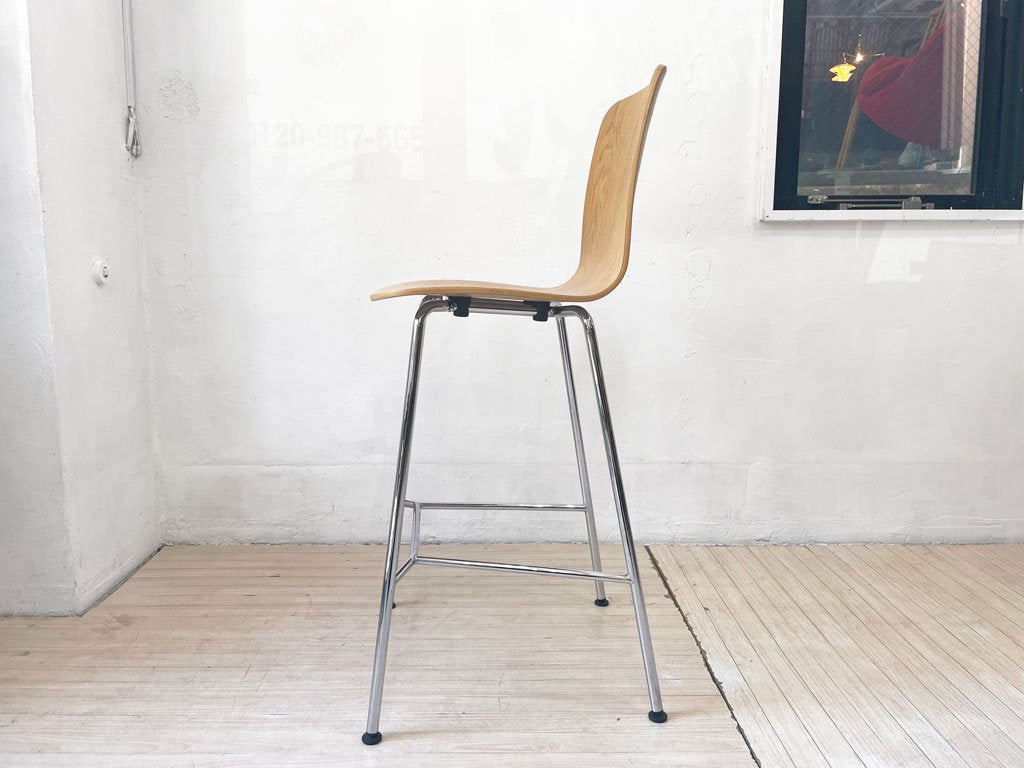 ヴィトラ Vitra ハルプライスツール HAL PLY STOOL ミディアム ハイスツール カウンターチェア オーク材 ジャスパー・モリソン 定価 \80,300- ★