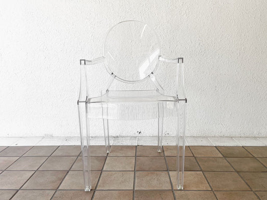 カルテル Kartell ルイゴースト Louis Ghost アームチェア スタッキングチェア クリスタル フィリップ・スタルク Philippe Starck ◇