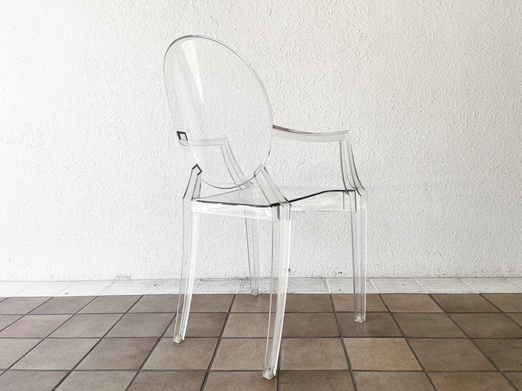 カルテル Kartell ルイゴースト Louis Ghost アームチェア スタッキングチェア クリスタル フィリップ・スタルク Philippe Starck ◇