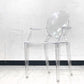 カルテル Kartell ルイゴースト Louis Ghost アームチェア クリスタル スタッキング フィリップ・スタルク B ●