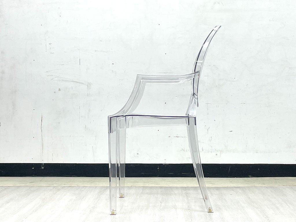 カルテル Kartell ルイゴースト Louis Ghost アームチェア クリスタル スタッキング フィリップ・スタルク B ●