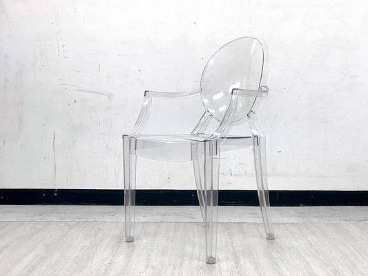 カルテル Kartell ルイゴースト Louis Ghost アームチェア クリスタル スタッキング フィリップ・スタルク A ●