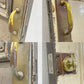 UKビンテージ ルームナンバー付 ペインテッド 木製ドア 扉 シャビーシック アパートメントドア 真鍮ハンドル 鍵付 内鍵付属 建具 英国ビンテージ 〓