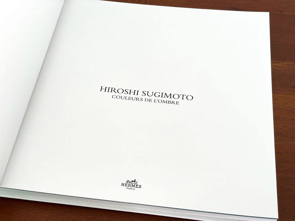 杉本博司 HIROSHI SUGIMOTO × エルメス HERMES 影の色 COULEURS DE L'OMBRE カレ購入者限定入手品 未発売 ◇