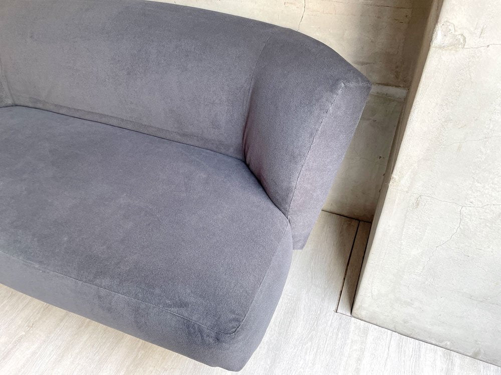 イデー IDEE カイソファ KAI SOFA 岡嶌要 ネイビー系 廃番カラー W156cm 定価￥167,200- 現状品 ♪