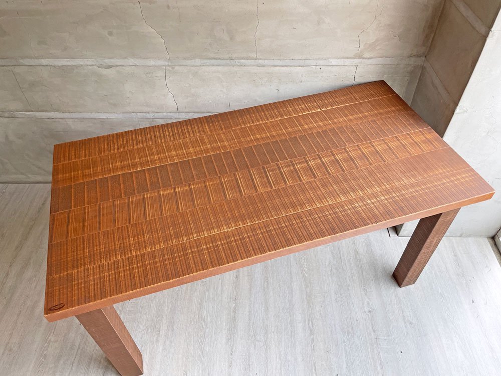 ネイチャーファーニッシュ NATURE FURNISH ダイニングテーブル 天然木 無垢材 オーダー品 W145cm ブラウン ♪