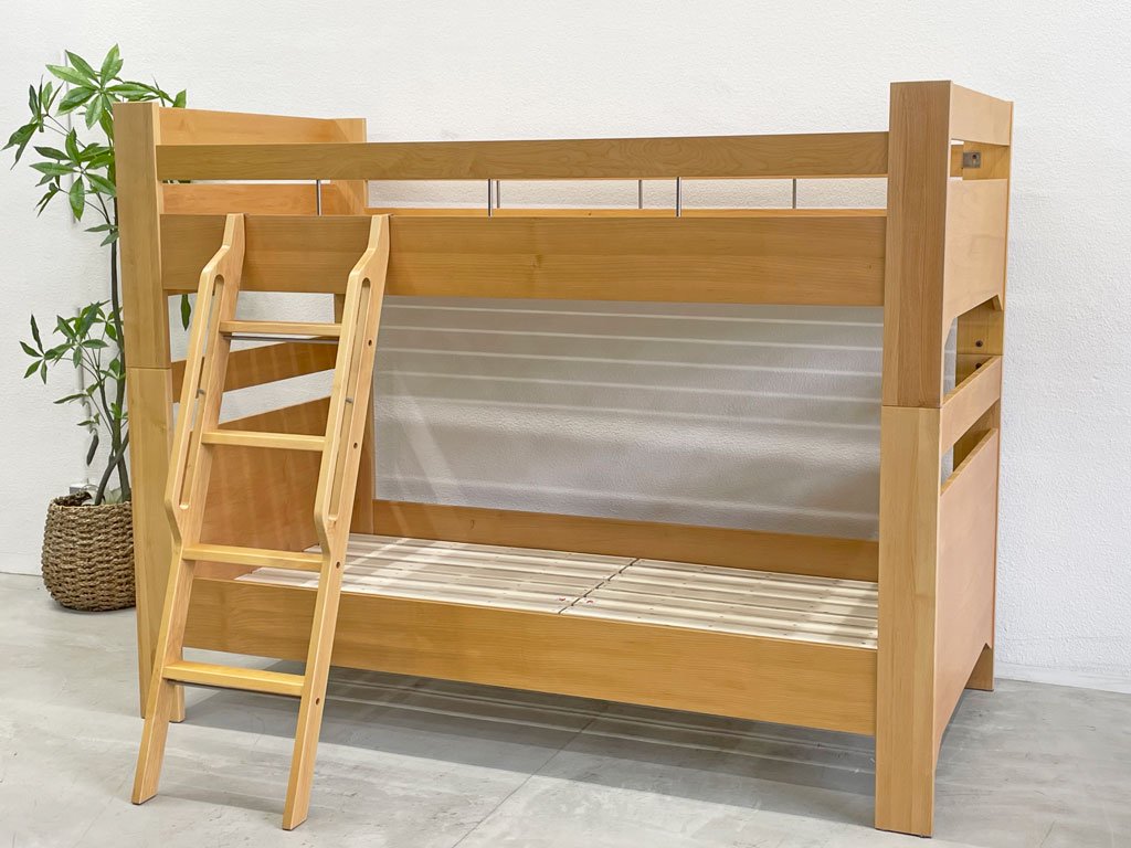 アクタス ACTUS リーヴェ2 reve2 2段ベッド アルダー材 上下分離 シングルベッドにもなる システムベッド 〓