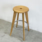 ヴィトラ vitra タブレ オウ TABOURET HAUT カウンタースツール ハイスツール ジャン・プルーヴェ Jean Prouv&#233; オーク材 ナチュラル 美品 定価10.5万円 〓