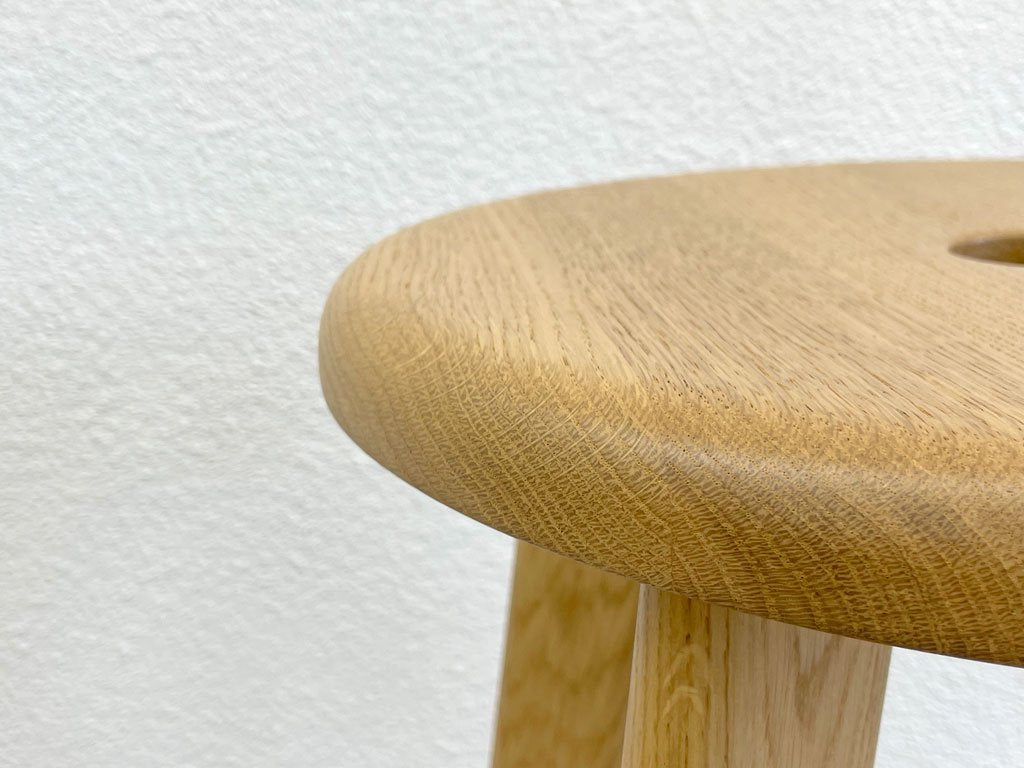 ヴィトラ vitra タブレ オウ TABOURET HAUT カウンタースツール ハイスツール ジャン・プルーヴェ Jean Prouv&#233; オーク材 ナチュラル 美品 定価10.5万円 〓