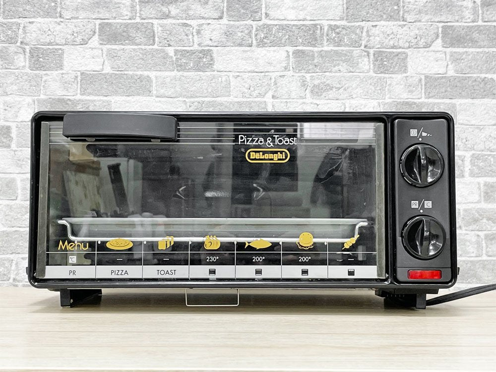 デロンギ DeLonghi コンパクト電気オーブン Mod. P71 Pizza＆Toast トースター グリル イタリア 廃番 レトロ ●