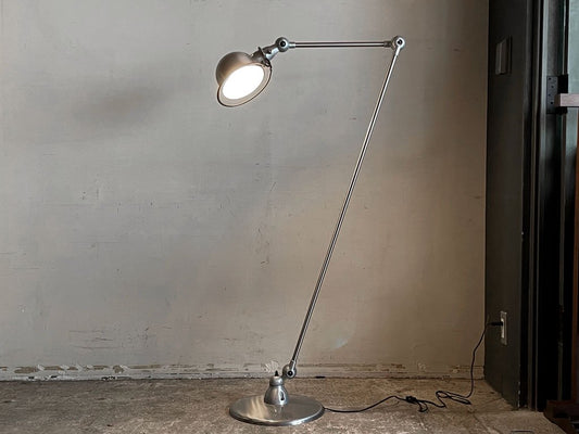 ジェルデ JIELDE フロアランプ 1240 FLOOR LAMP ブラッシュドスチール スクリーンカバー フランス P.F.S.取扱 ■