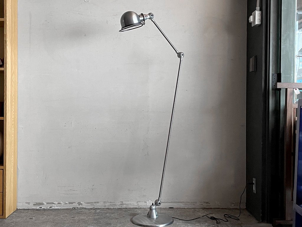 ジェルデ JIELDE フロアランプ 1240 FLOOR LAMP ブラッシュドスチール スクリーンカバー フランス P.F.S.取扱 ■