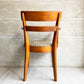 パシフィックファニチャーサービス P.F.S. DHダイニングチェア DH DINING CHAIR with ARM ビーチ材 イエロー×グレー系 定価￥51,700- A ♪