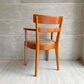 パシフィックファニチャーサービス P.F.S. DHダイニングチェア DH DINING CHAIR with ARM ビーチ材 オレンジ×ブラウン系 定価￥51,700- B ♪