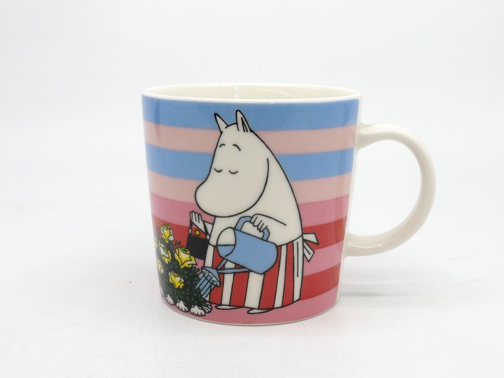 アラビア ARABIA ムーミン Moomin マグ ローズガーデン Rose Garden 黄金のしっぽ 2010年 夏限定 フィンランド 北欧雑貨 未使用品 ●