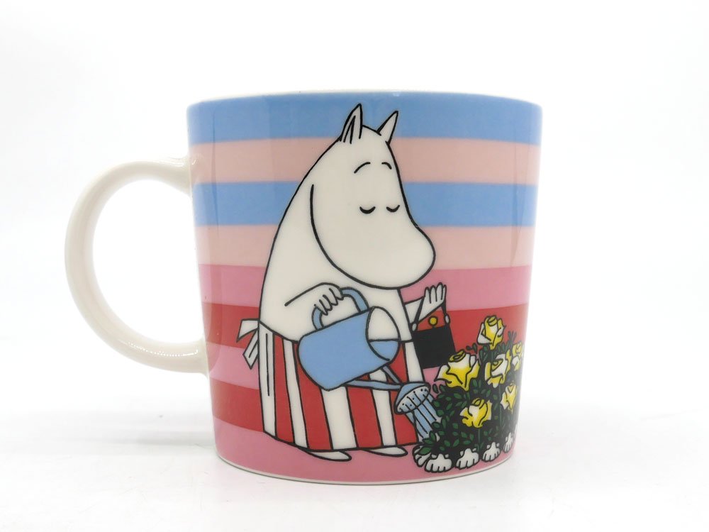 アラビア ARABIA ムーミン Moomin マグ ローズガーデン Rose Garden 黄金のしっぽ 2010年 夏限定 フィンランド 北欧雑貨 未使用品 ●