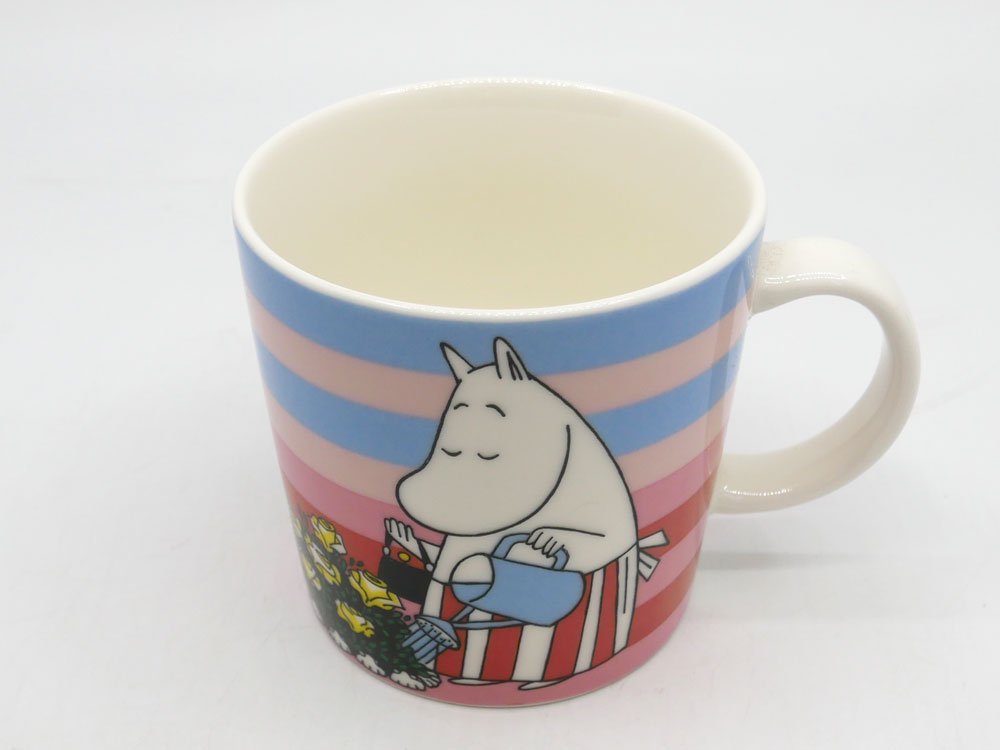 アラビア ARABIA ムーミン Moomin マグ ローズガーデン Rose Garden 黄金のしっぽ 2010年 夏限定 フィンランド 北欧雑貨 未使用品 ●