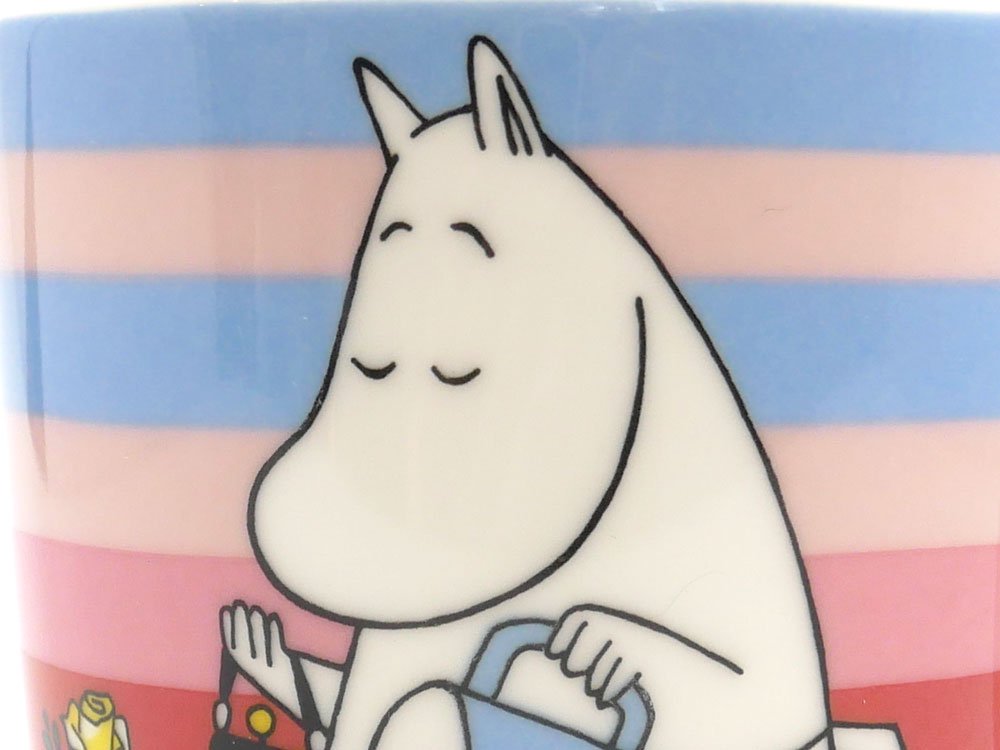 アラビア ARABIA ムーミン Moomin マグ ローズガーデン Rose Garden 黄金のしっぽ 2010年 夏限定 フィンランド 北欧雑貨 未使用品 ●