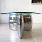 イデー IDEE アルミシードテーブル ALUMINIUM SEED TABLE 3シーズ ガラス ローテーブル  廃番希少 参考定価 ￥212,300- ★