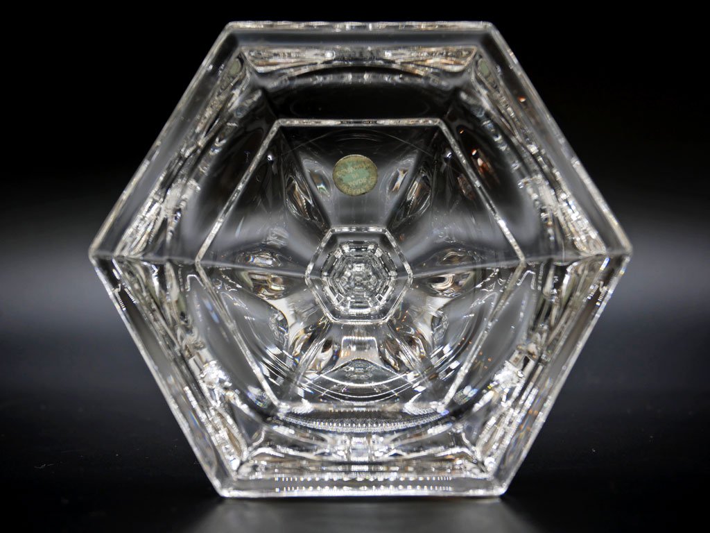 ティファニー Tiffany&co キャンドルスタンド 燭台 クリスタルガラス 2本セット ドイツ製 ●