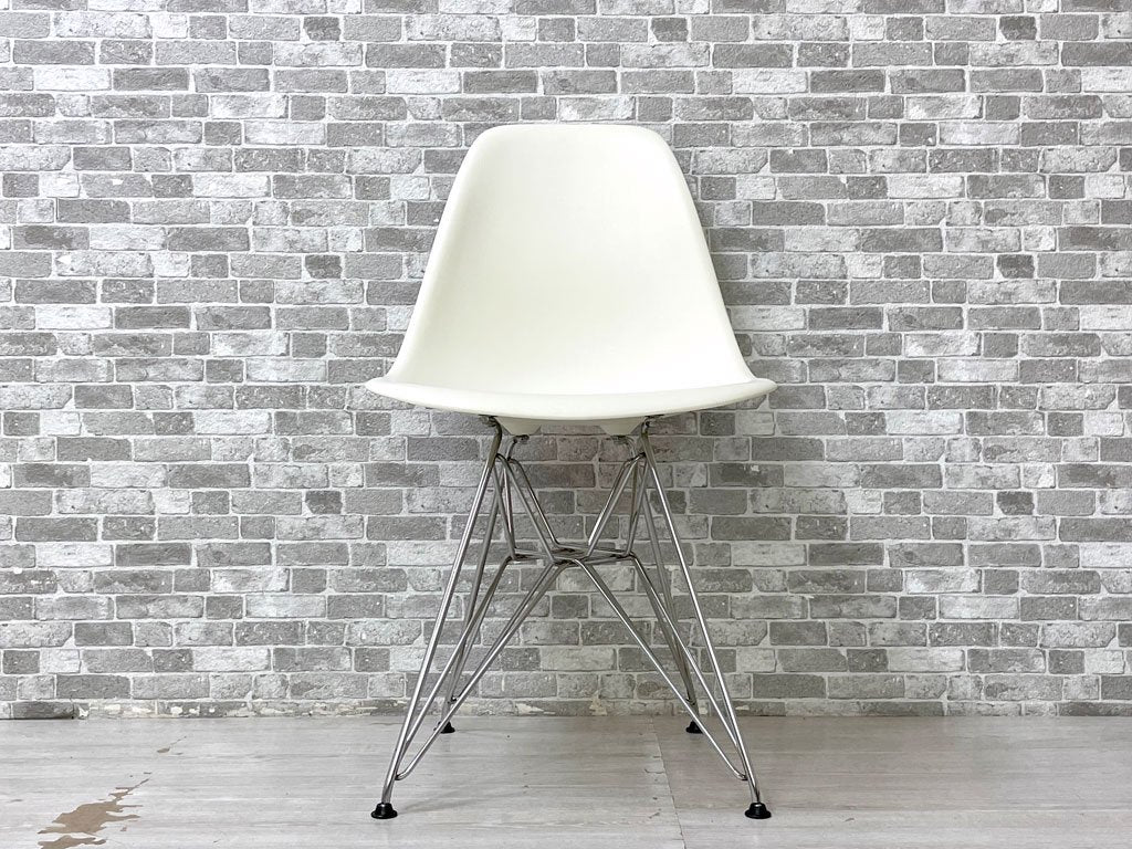 ハーマンミラー Herman Miller サイドシェルチェア ポリプロピレン エッフェルベース C&R イームズ ホワイト ミッドセンチュリー E ●