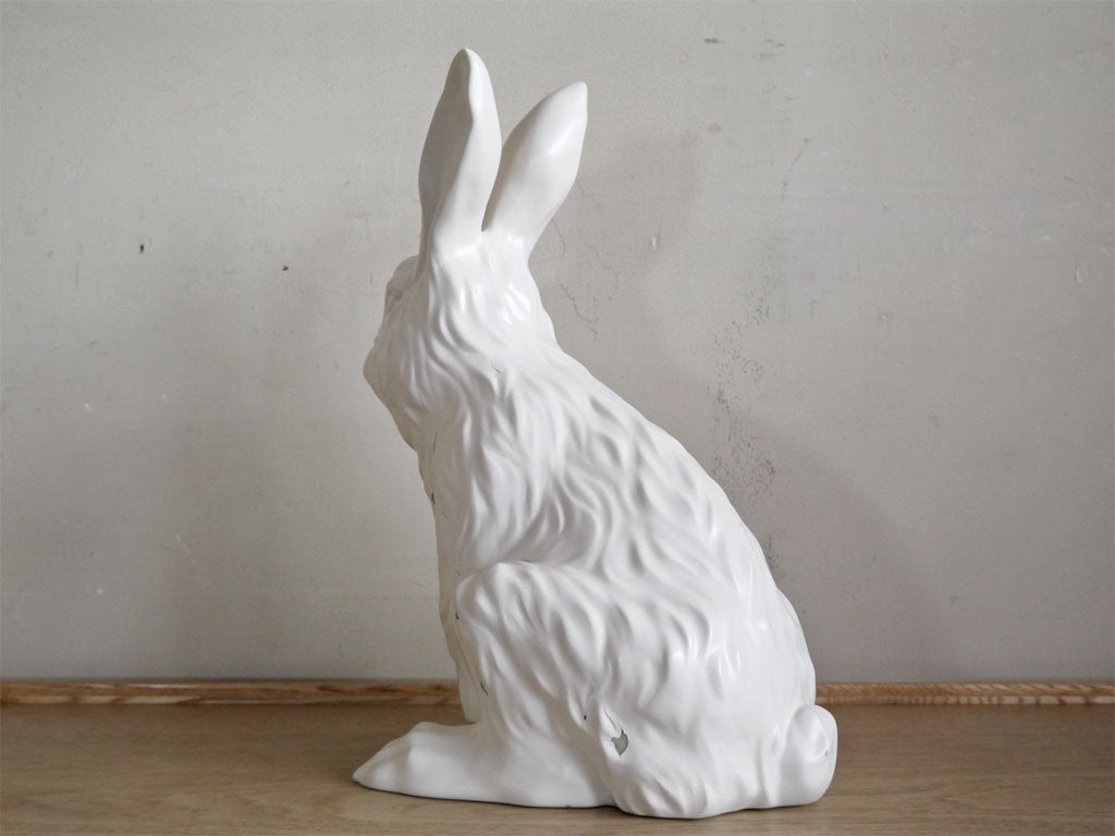 ゲルチョップ GELCHOP Wood land series ホワイトラビット WHITE RABBIT FRP オブジェ ■