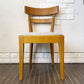 パシフィックファニチャーサービス P.F.S デペンデントハウス ダイニングチェア DH DINING CHAIR ビーチ材 ファブリック座面 イエロー系 定価￥45,100- B ◎